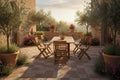 Tavolo allungabile da esterno 140 197 254 x 78 cm per giardino e terrazza
