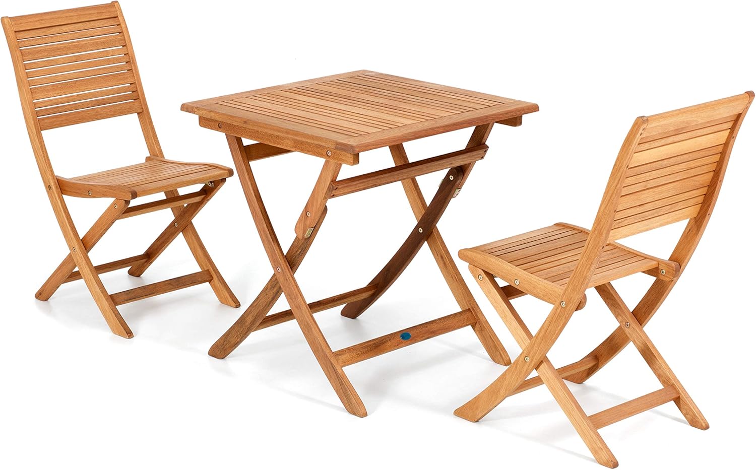 Tavolo Pieghevole da Esterno Effetto Naturale per Giardino e Terrazza